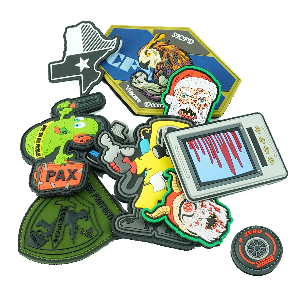 3d Pvc Sublimation Patches Wholesale Custom Soft Pvc Rubber Label Patch  Clothing Labels  Tactical Patches for Hats