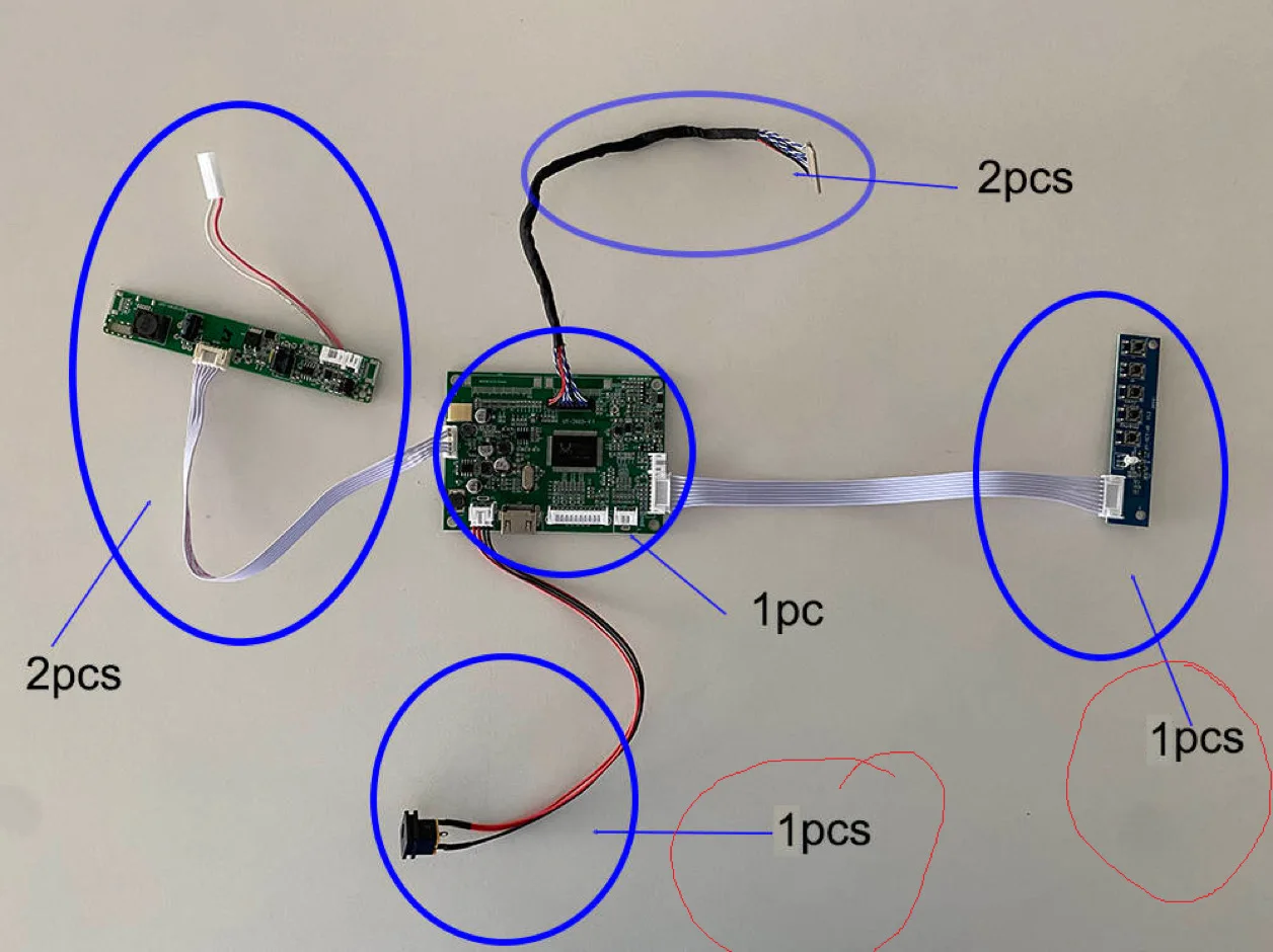 Заводская цена 12 дюймов IPS ЖК-панель 1024x768 LVDS интерфейс ЖК-контроллер платы