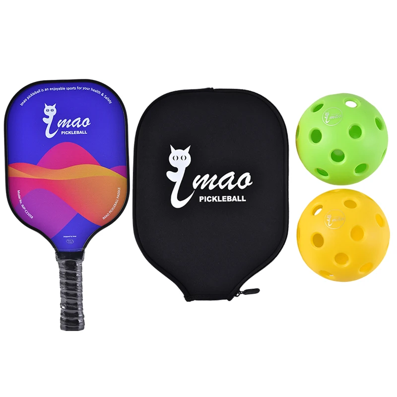 Factory Price Wholesale Custom Usapa Approved T300 T700 Raw Carbon Fiber 16Mm Graphite Edge Guard Pickleball Paddle Set