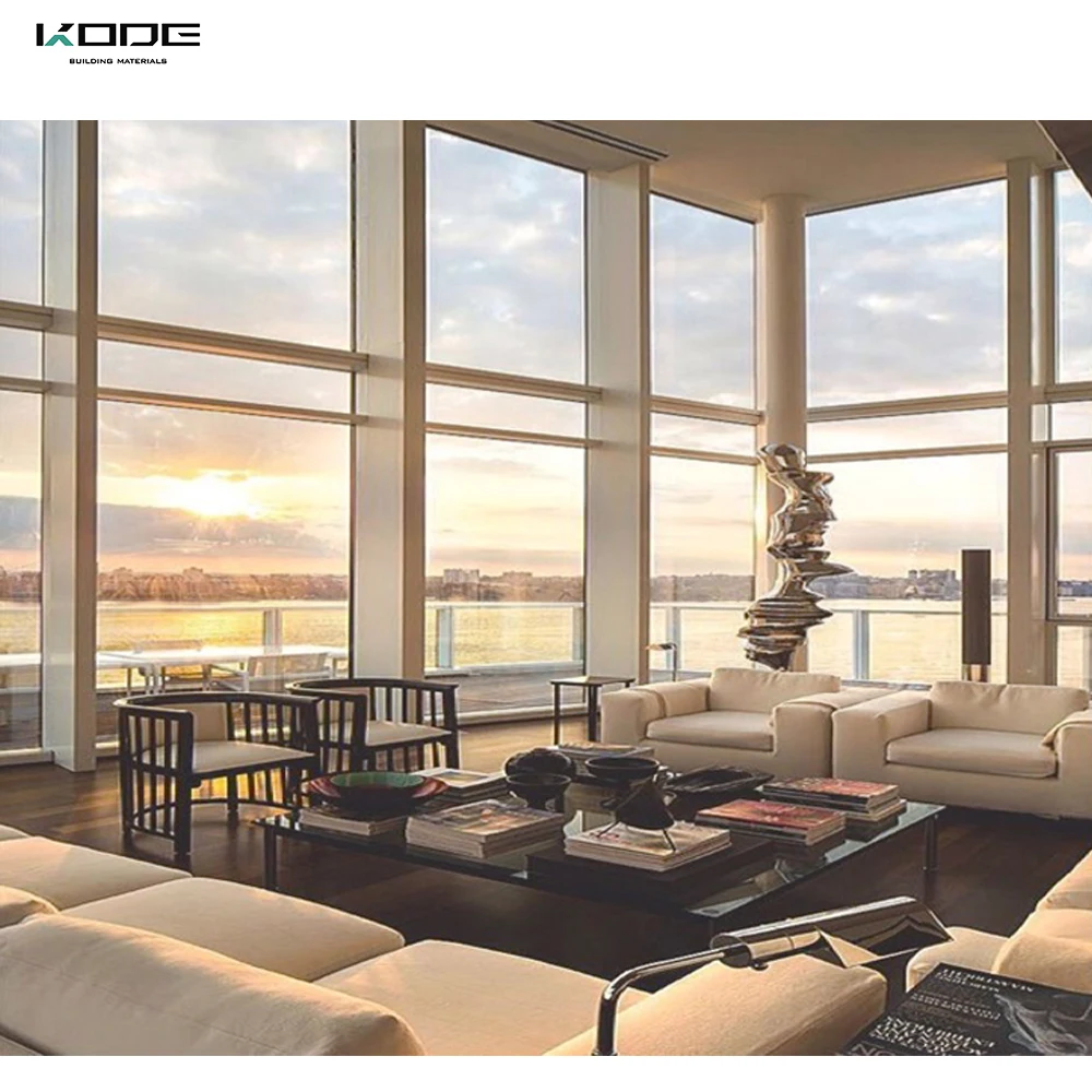 
Manufactory direct fashion aluminum profile stainless steel glass Curtain Wall System 