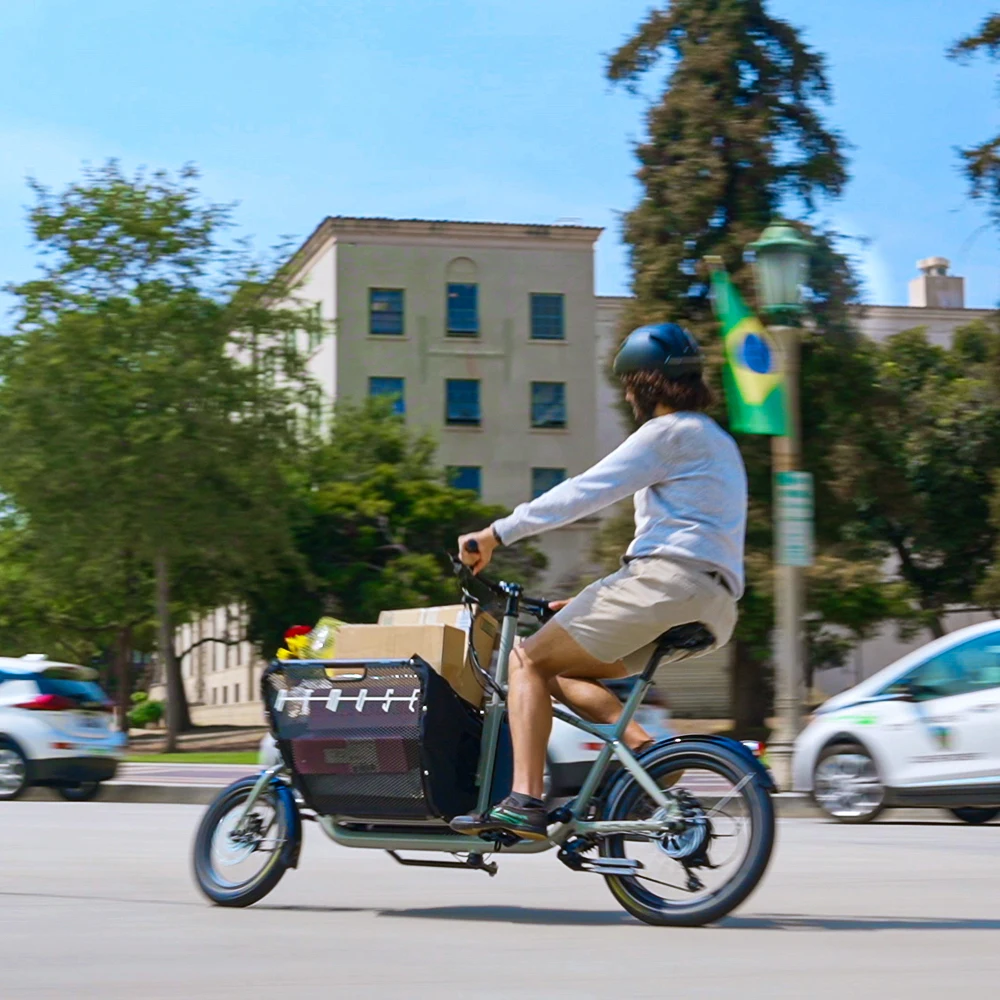 for adult cargo bicycle electric ebike 2024 electric cargo bicycle wholesale delivery cargo bicycle