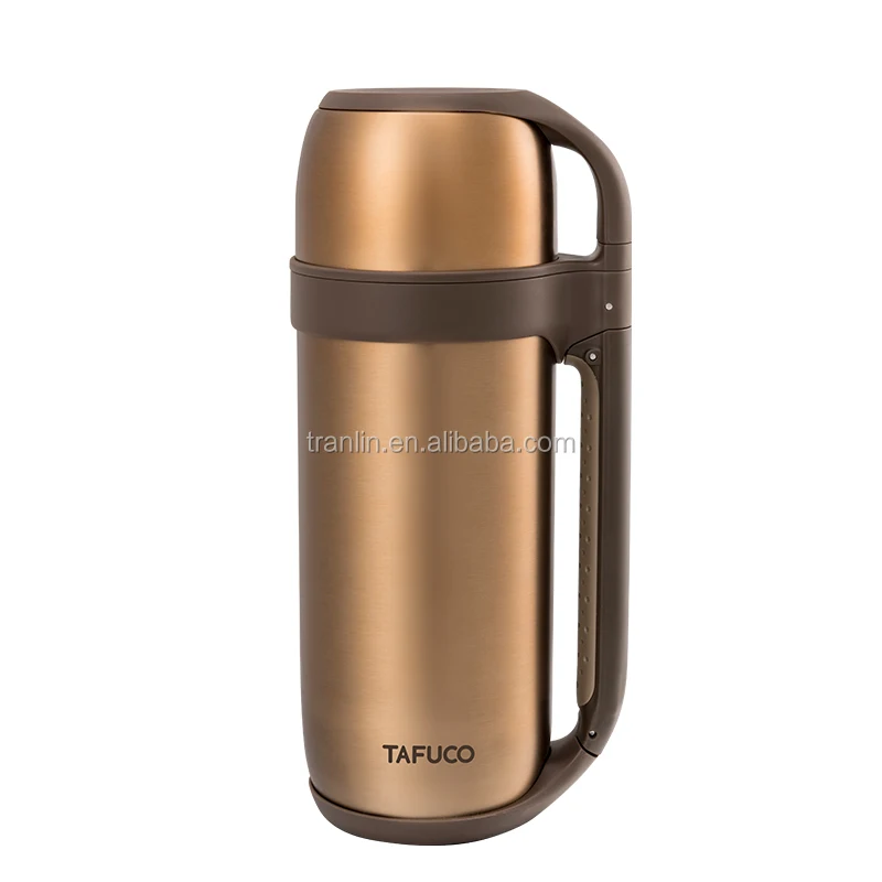 TAFUCO 1.5L stainless steel vacuum insulation coffee pot water jar drink bottle with handle
