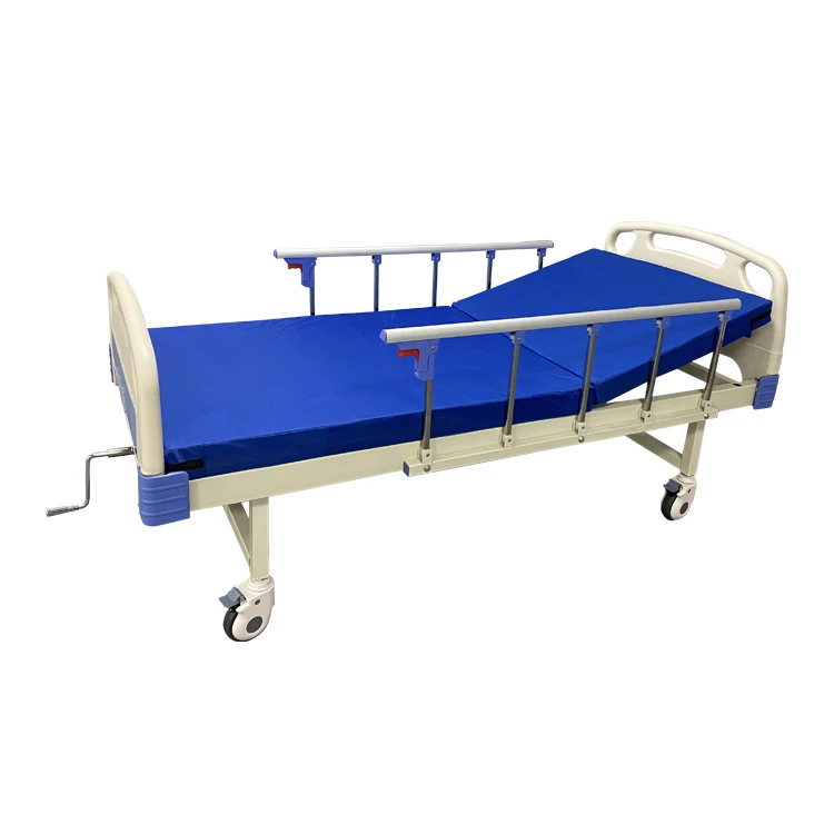 Hospital Furniture Single Crank Manual Medical Patient Bed