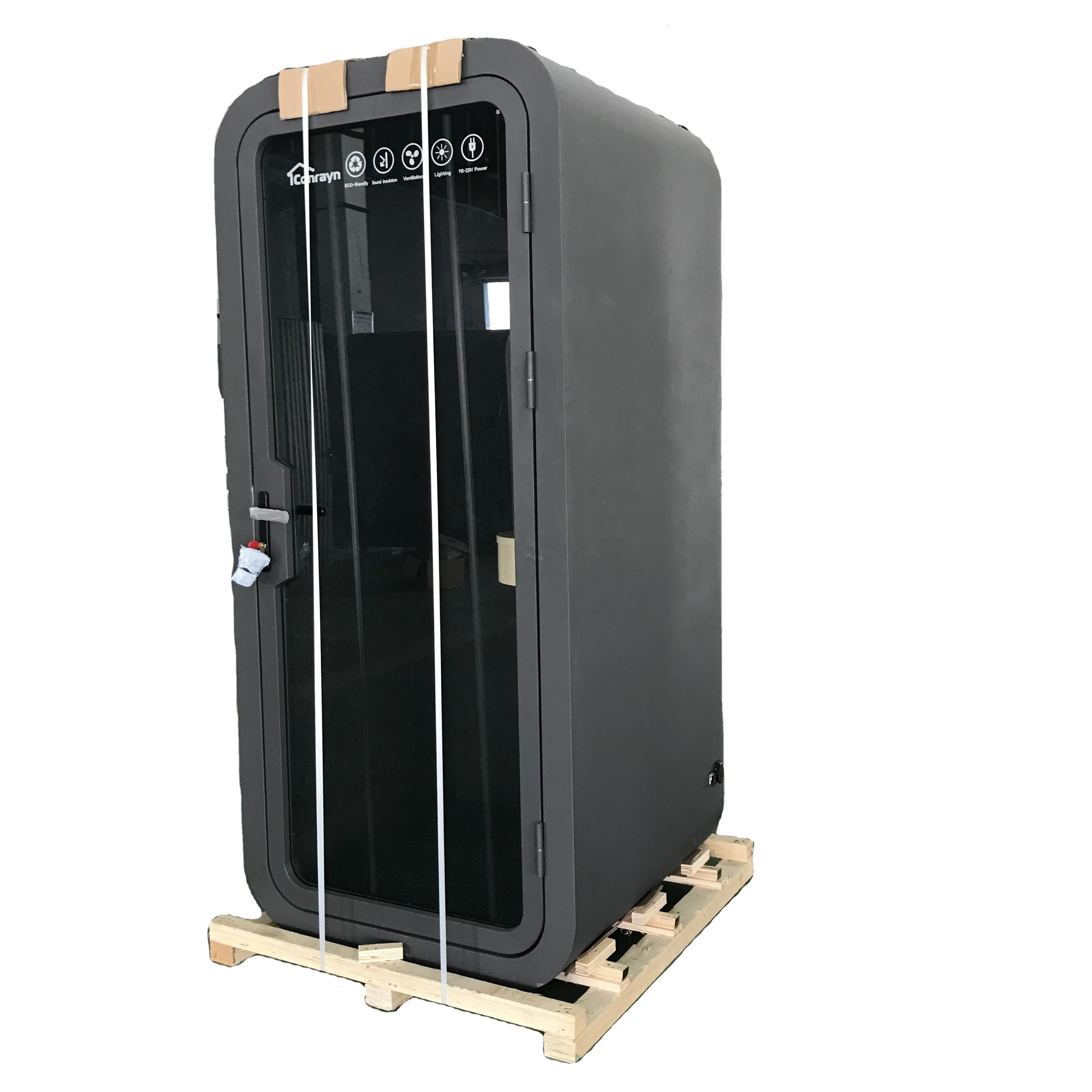 movable soundproof fully assembly patent design outdoor using office pod