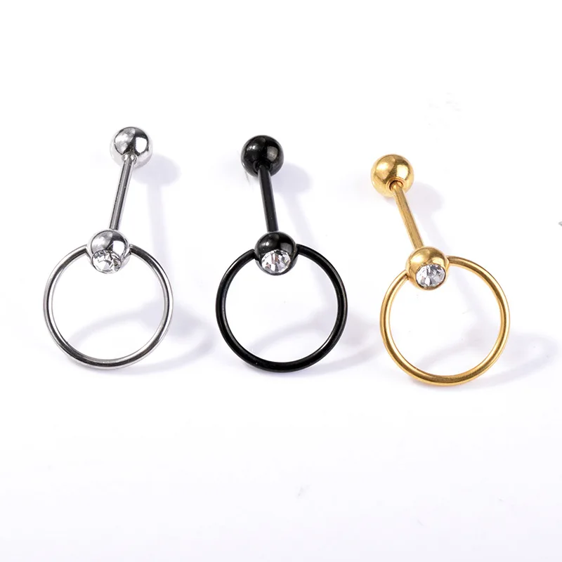Body Jewelry Stainless Steel Free Love Lip Rings