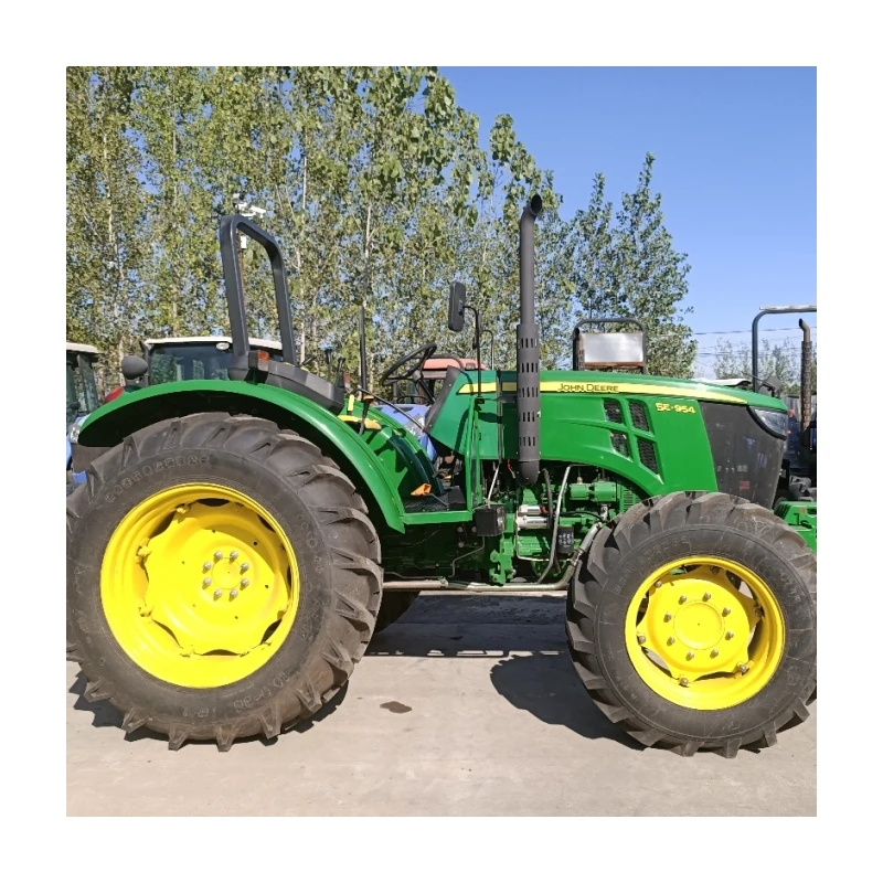 factory supply 4WD john deere  5E-954 95HP agricultural equipment used tractor with low price