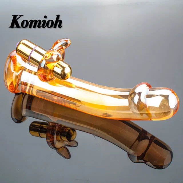 
Oneline shop wholesale 7.1 inch 18cm glass long huge anal toys sex adult for men 