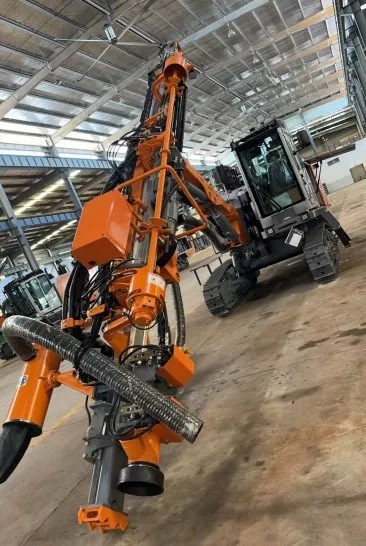 Full Hydraulic Integrated Surface Blasthole Drill Rig For Open Pit Mining