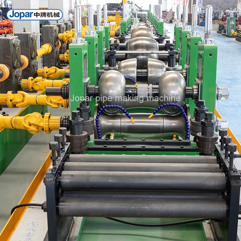 Jopar Steel Square Pipe High Pressure Steel Pipe Production Line Steel Water Well Casing Pipe Mill ss production line