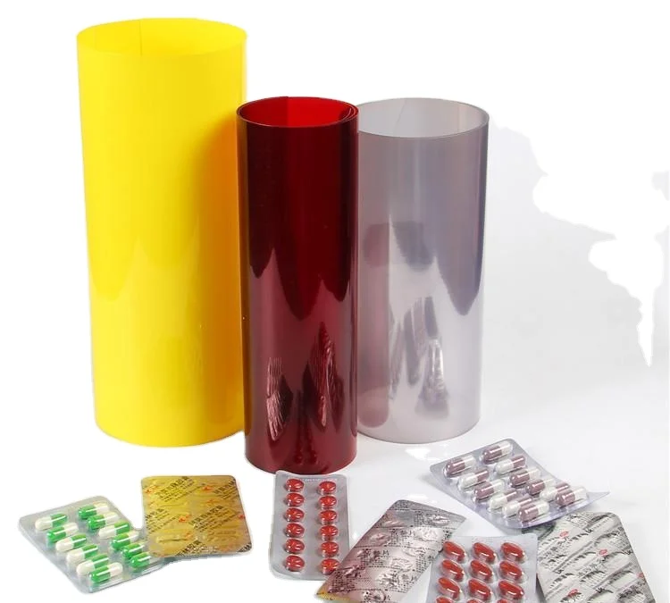Customized pharmaceutical grade PVC film or PVDC Multi-layer composite Plastic film for product sealed blister packaging