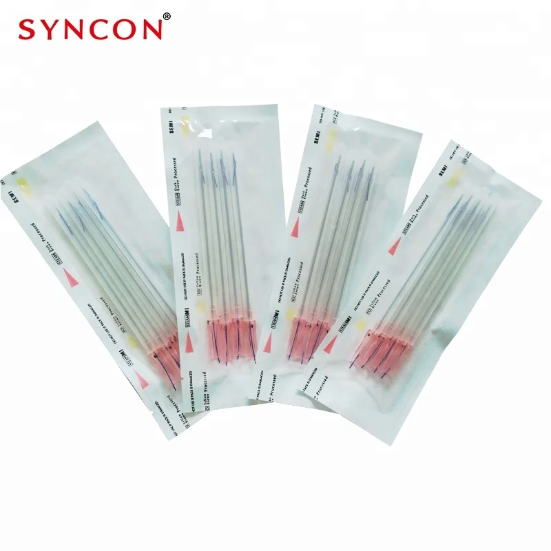 Long Lifting Effect 19g 20g 100mm 400mm Barbed Suture Eye Brows Lifting Remove Double Chin Double Needle Pdo Threads