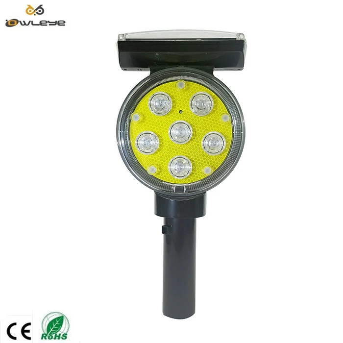 CE IP66 LED synchronized blinking with GPS wireless signal  Flash Solar Warning strobe Light for traffic barricade