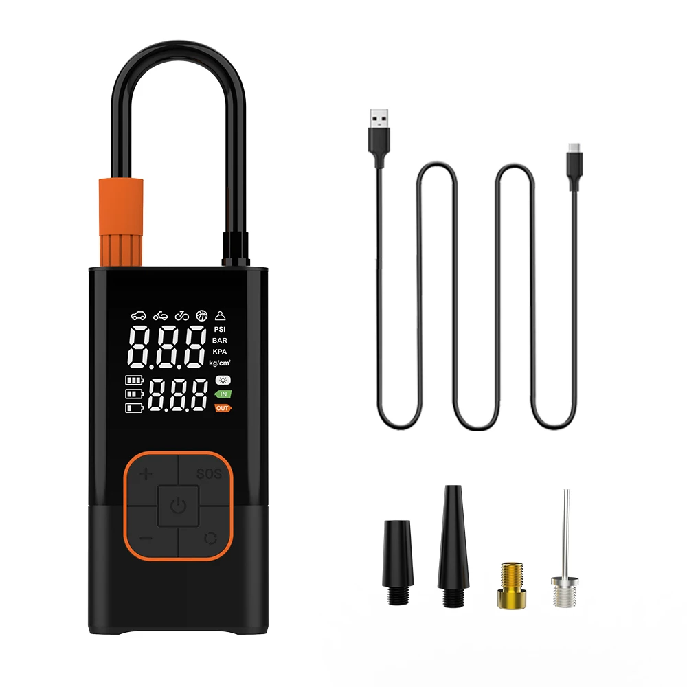 tire inflator portable air compressor motorcycle portable air pump bike pump car accessories inflator air pump