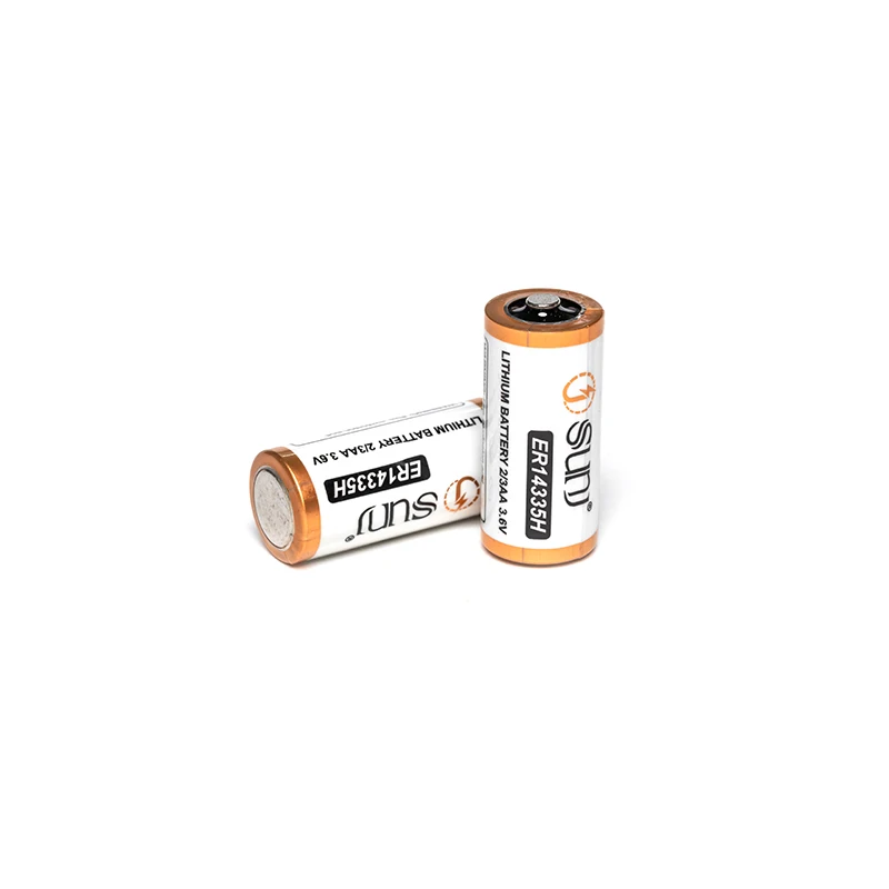 Large capacity high energy density primary lithium battery 3.6V intelligent fire hydrant  power supply ER14335H  lisocl2 battery