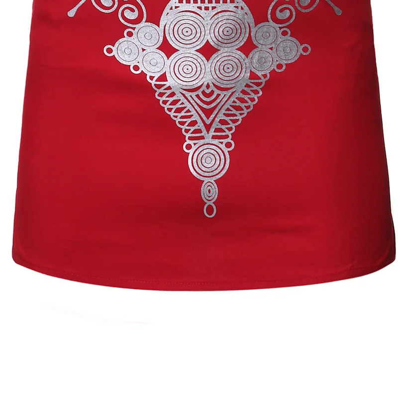 
Hot Sale 55% Cotton 45% Polyester Hot Stamping Long Sleeve African Style Shirt Dashiki 