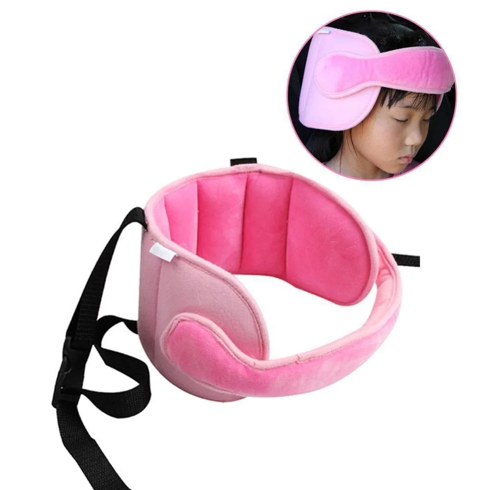 Infant Baby Car Safety Seat Head Fixing Auxiliary Cotton Belt Fastening Belt Adjustable Kid Secure Strap Doze Band Baby Pillows