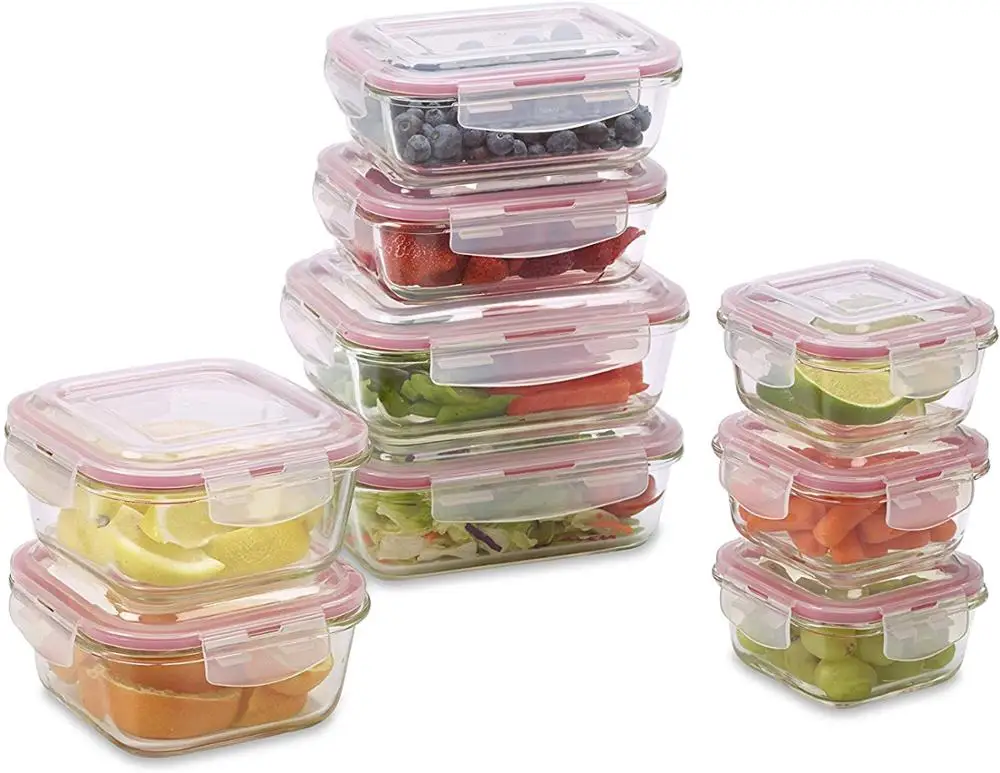 Food storage container set heated lunch box takeaway food container microwave heating container