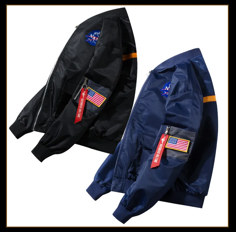 2021 Outdoor Baseball Man Coat Winter Flight jacket with logo crop varsity letterman nasa jacket