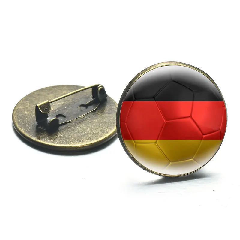 Custom Football Metal Pin Badge Football Commemorative Birthday Gift Metal Crafts With World Cup