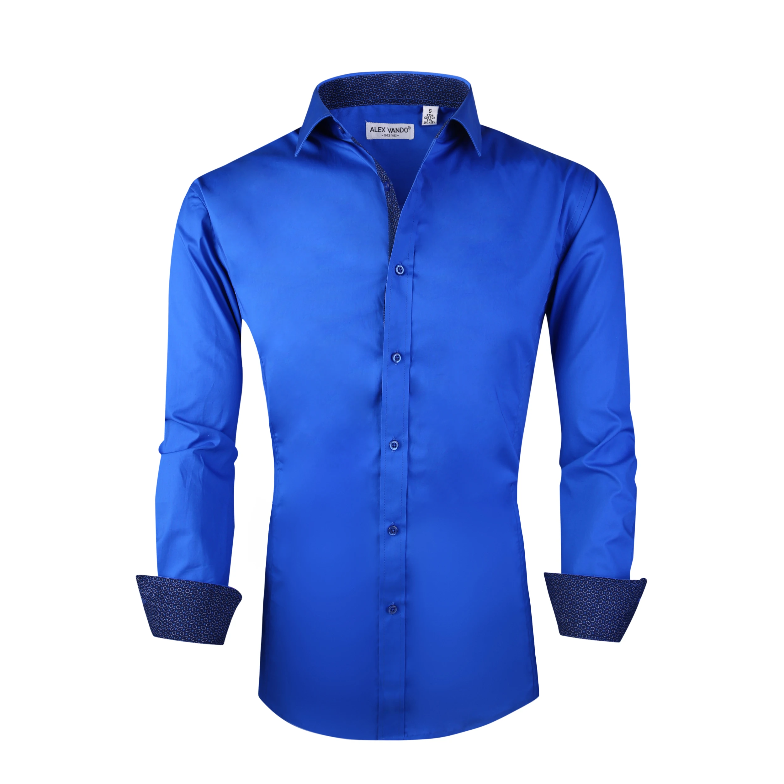 OEM/ODM solid color dress shirts men long sleeve business shirt 100% cotton wholesale factory