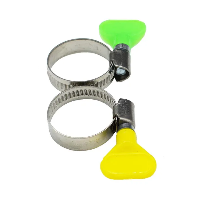 Jinwo  Easy Turn Plastic Thumb Screw 201 304 Stainless Steel Hose clamps offer high resistance to corrosion