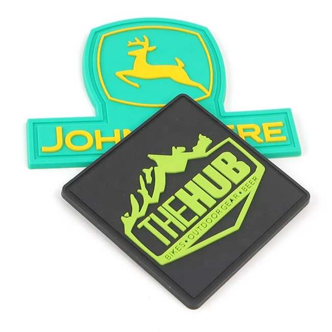 Embossed Logo Rubber Label 3D Silicone Clothing Label