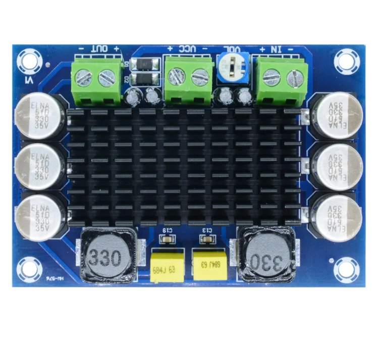 10000 TPA3116D2 моно 100 Вт плата цифрового усилителя, цифровая аудиомощность, DIY HIFI Amp Модуль 12-26 В постоянного тока