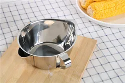 kitchen accessories 304 Stainless Steel Oil Strainer Soup Grease Separate Bowl Filter Oil Creative Kitchen Gadgets for health