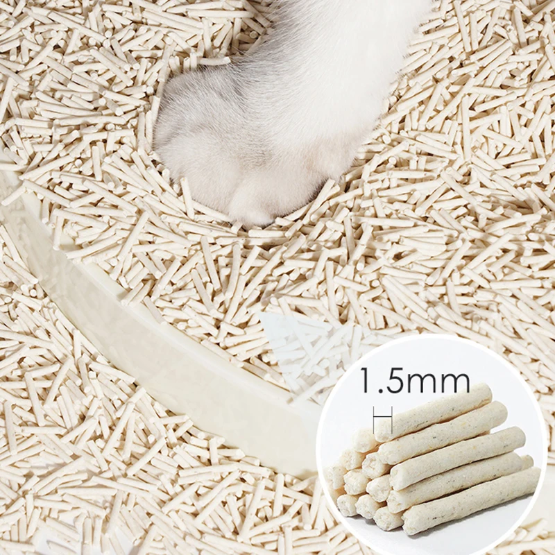 Wholesale Cat Litter Factory OEM BSCI Customized Logo Feline Fresh Clumping Low Tracking Tofu Cat Litter Sand