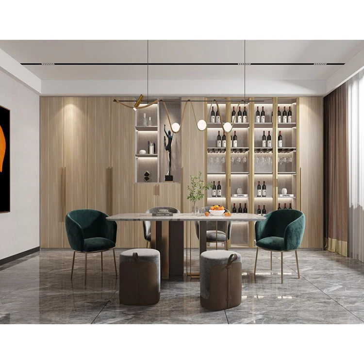 Custom made showcase cabinets furniture modern designs display storage wooden cabinet for living room