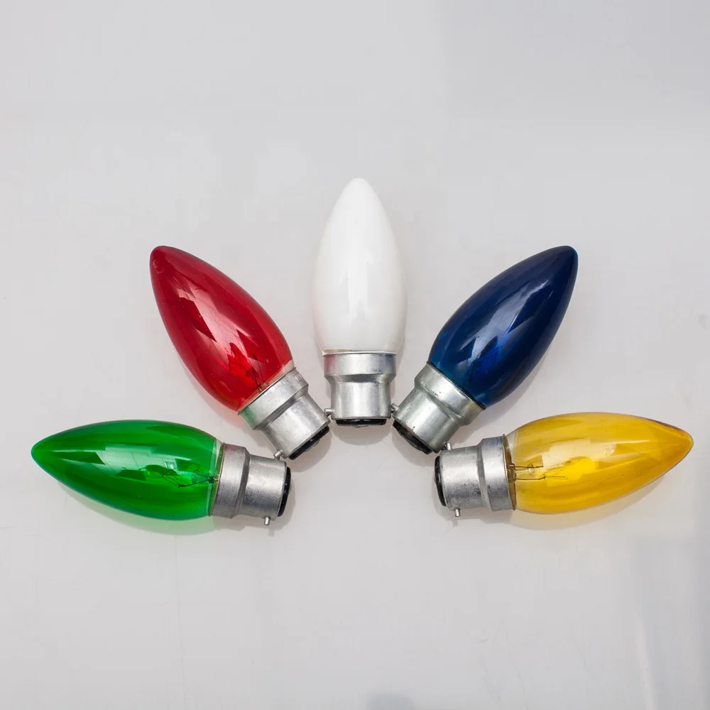 C35 40W e14 b22 candle incandescent bulb