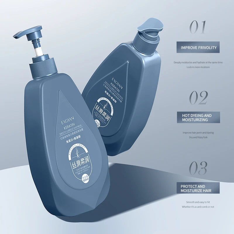 Private Label Factory Organic Keratin Smoothing And Moisturizing Hair Mask For Treatment Dry Or Damaged Hair Keratin Hair Mask
