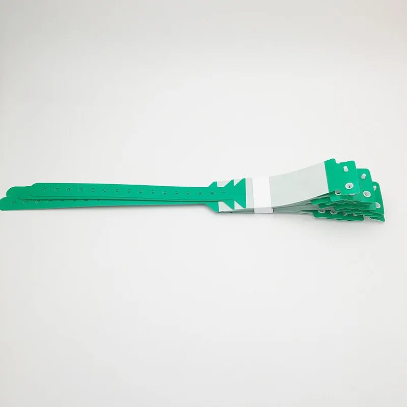 Different color disposable PVC waterproof writable customized surgical ID Bracelet for Patient Identification wristband