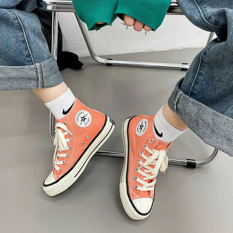 Dropshipping Women canvas shoes Customize Vulcanized Shoes women canvas trendy shoes