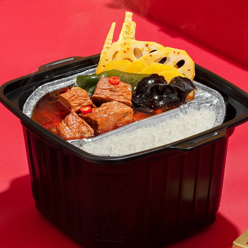 Hot pot food combination Instant food Self Heating Hot Pot  Yummy Spicy Hot Pot OEM