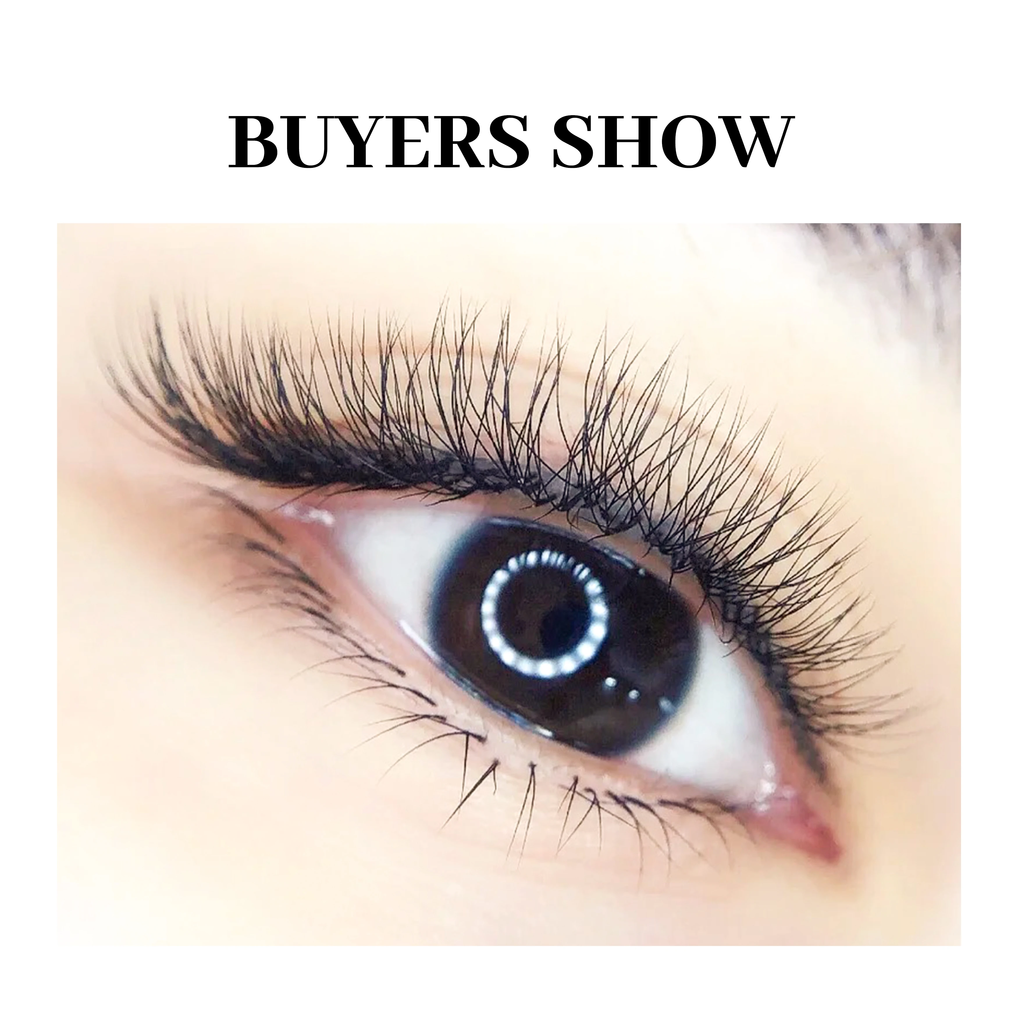 XIUSUZAKI  D Curl .07mm 14mm Tray Premade Volume 3D Fans Eyelash Extension  W Lash Extensions