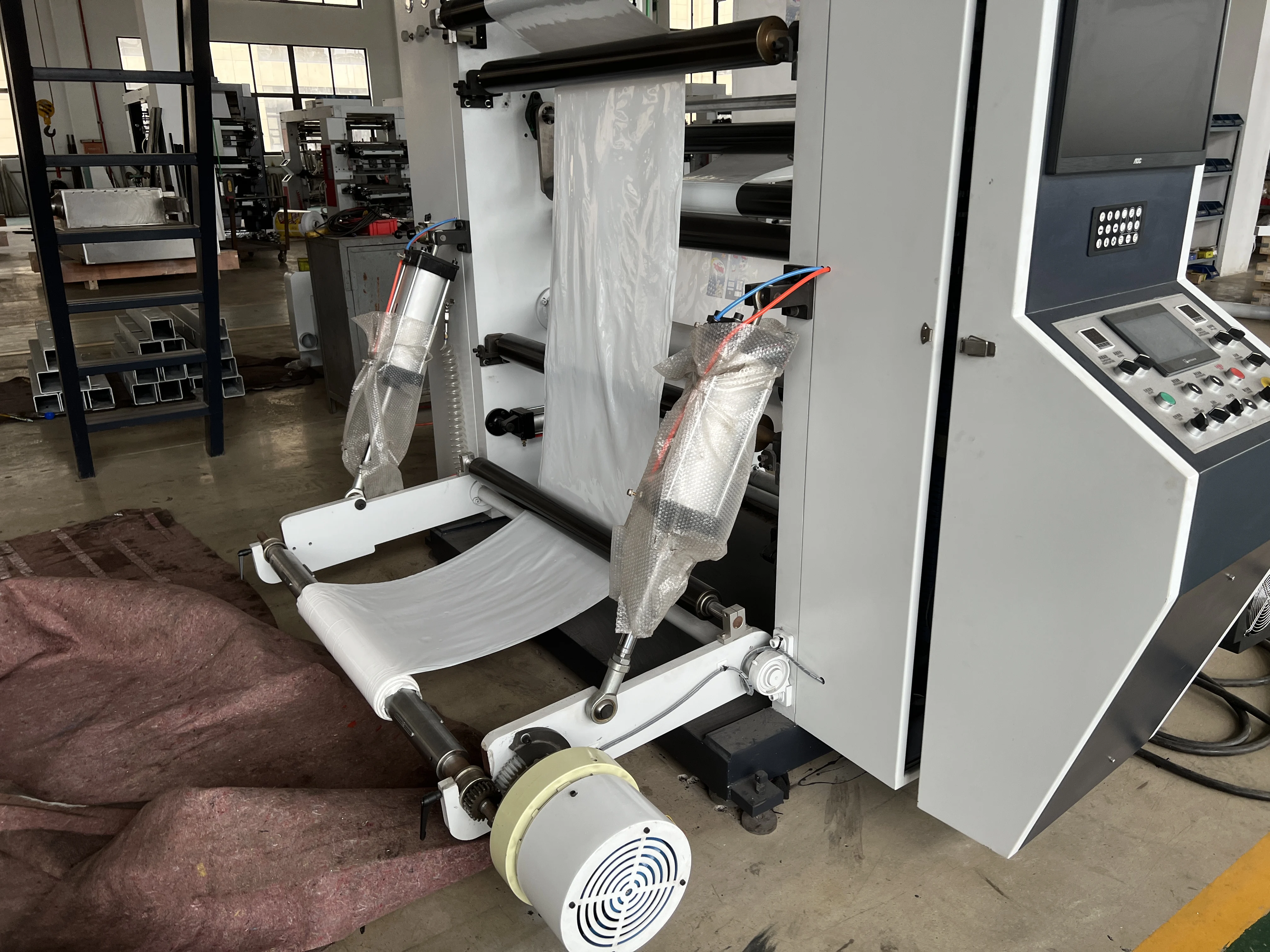 CI type High Speed roll to roll water based ink flexo printing machine for paper/film Flexographic Printer