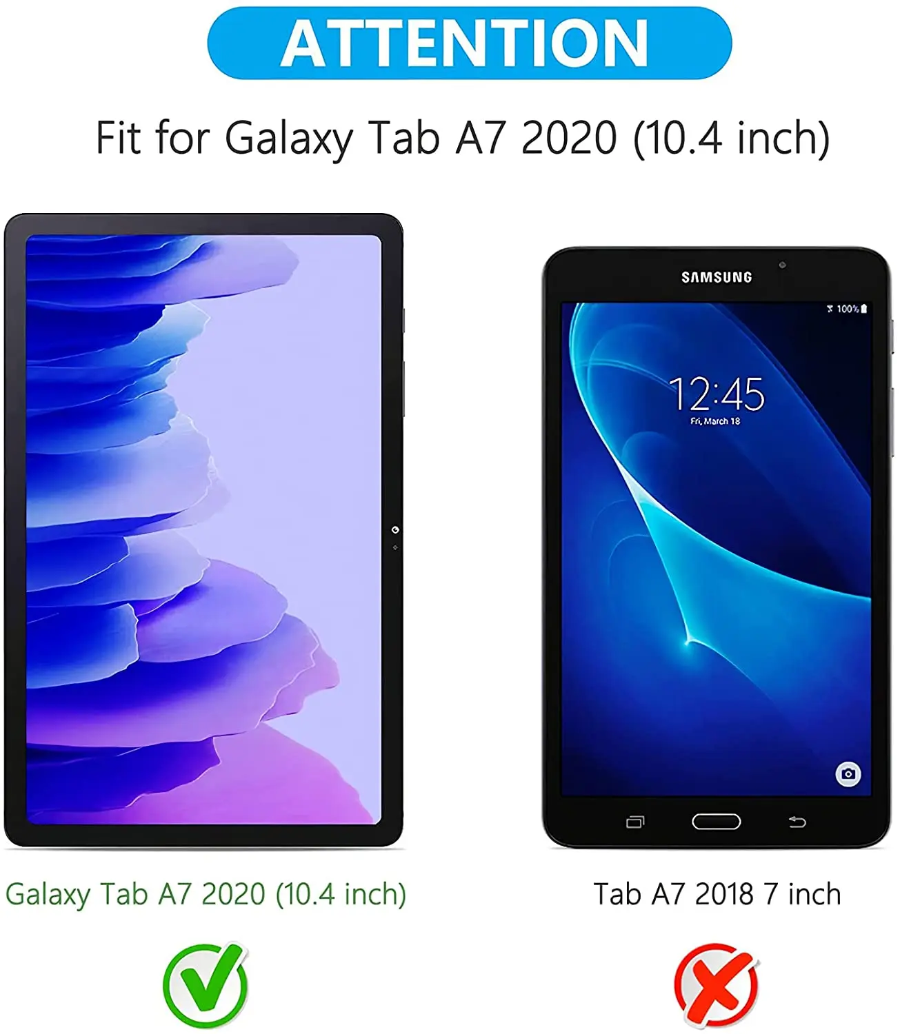 2.5D Clear Tempered Glass Film For Samsung Galaxy Tab A7 10.4 SM-T505 2020 Screen Protector Saver Tablet Film Glass