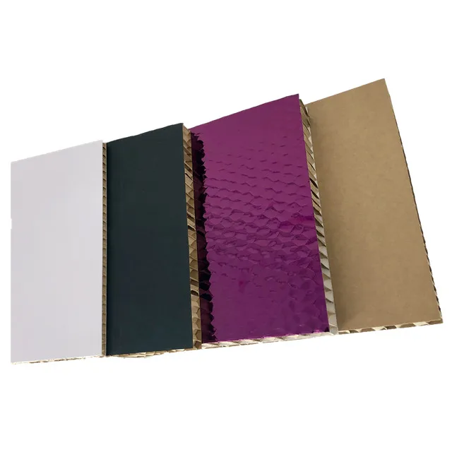 100% recycle paper cardboard honeycomb sandwich core panel  from 10mm-80mm With SGS Certification