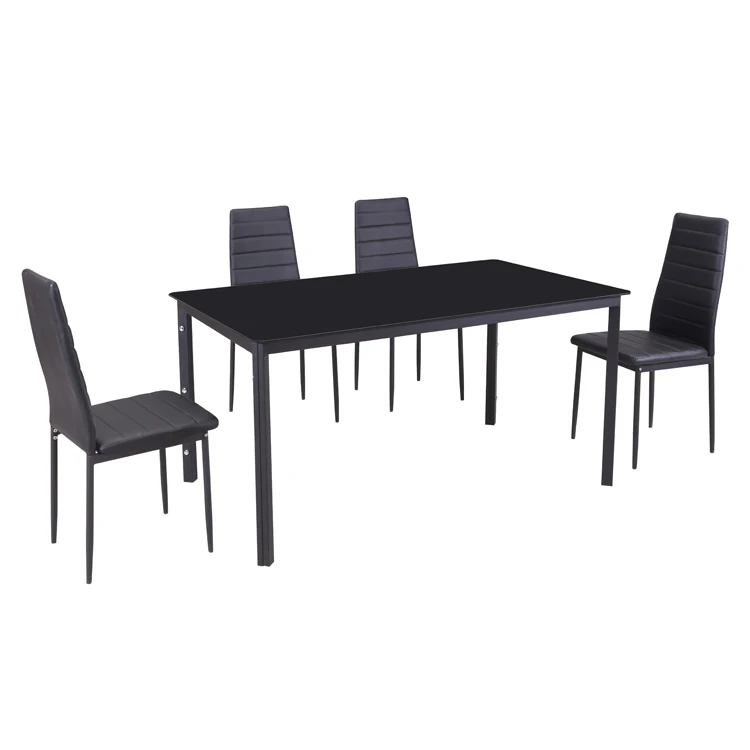 Modern Luxury Dining Table and  Dining Chair Set  dining room 4 chairs Restaurant  table