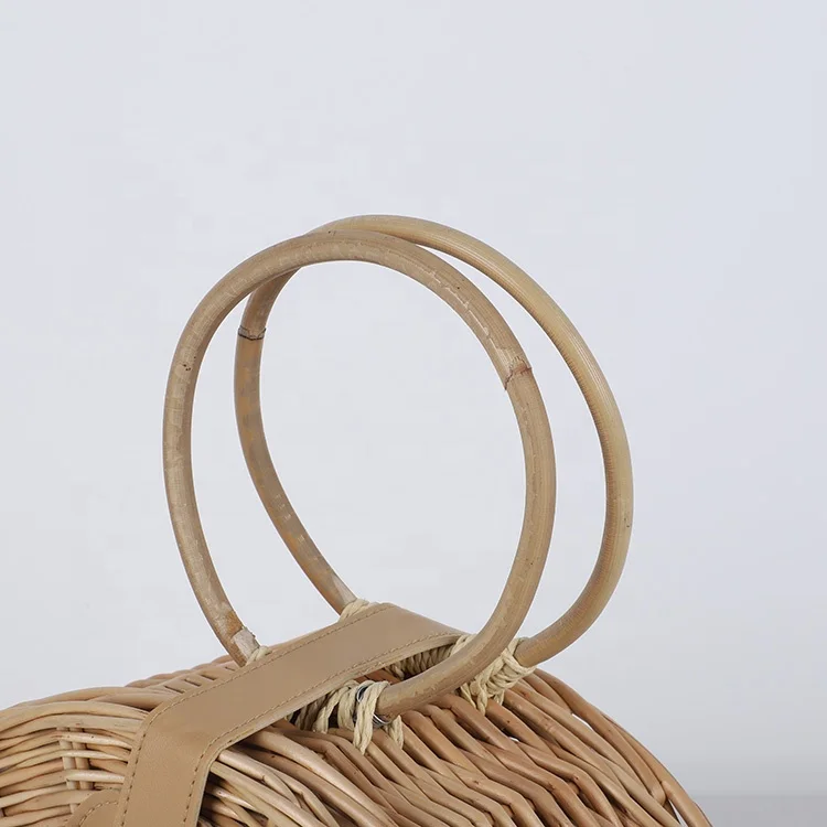Wholesale woven handbag bags women handbags ladies rattan wicker straw handbag bag