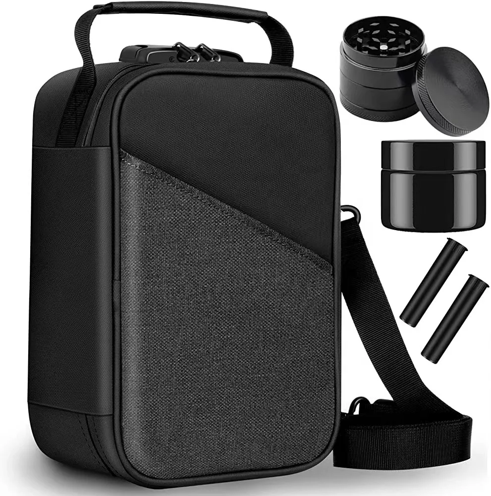 Factory New Arrival Travel Large Capacity Odor Proof Activated Carbon Lined Smell Proof Bag Tobacco Smell Proof Case