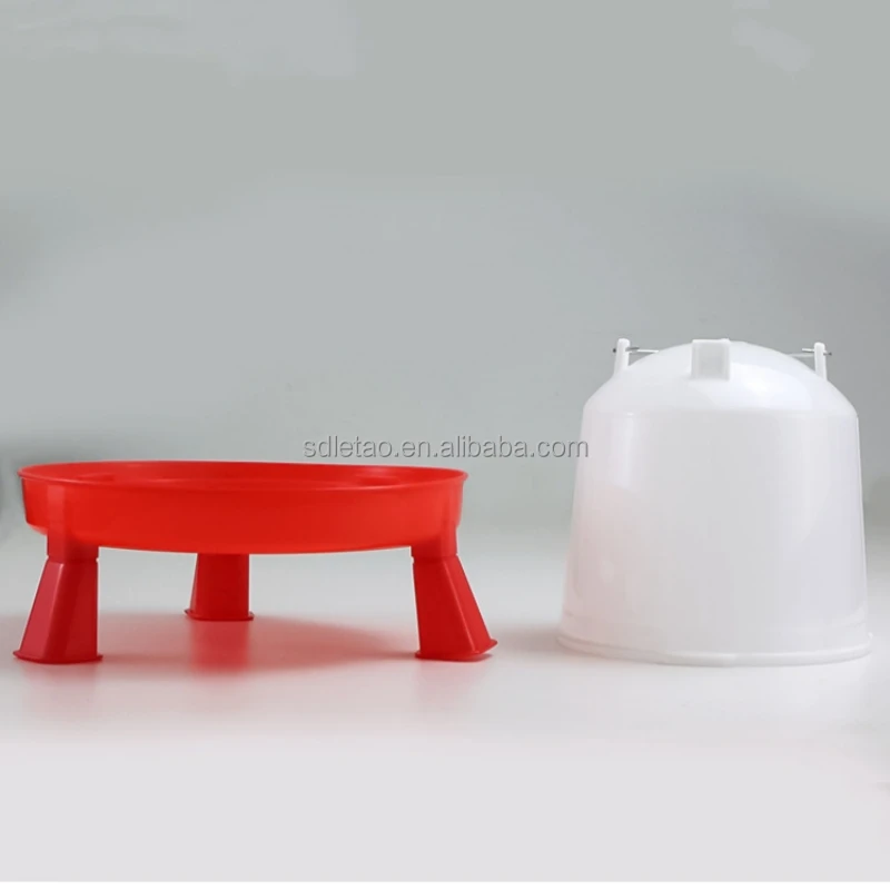 Letao supply  chicken water drinker automatic chicken feeders and drinkers plastic with legs