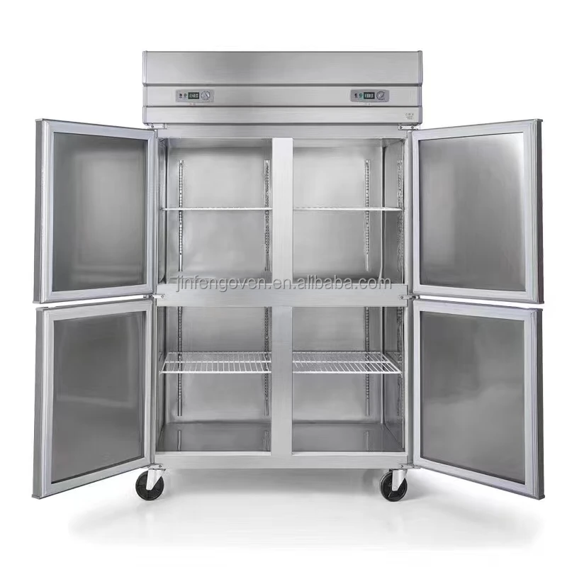 Stainless steel meat fish refrigerators & freezer / kitchen freezer / deep freezer for sale
