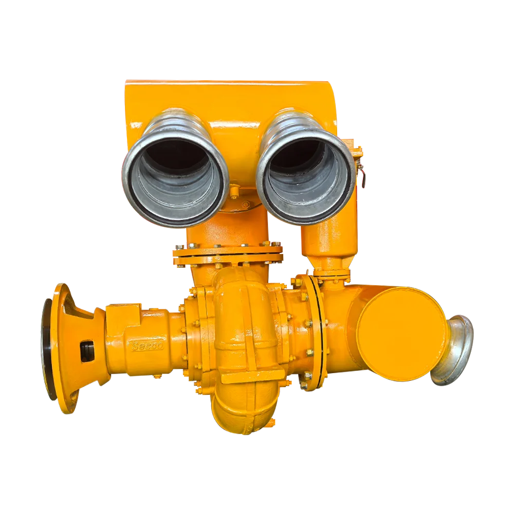 Belt driven vacuum system assisted centrifugal self suction pump with large flow rate and high head