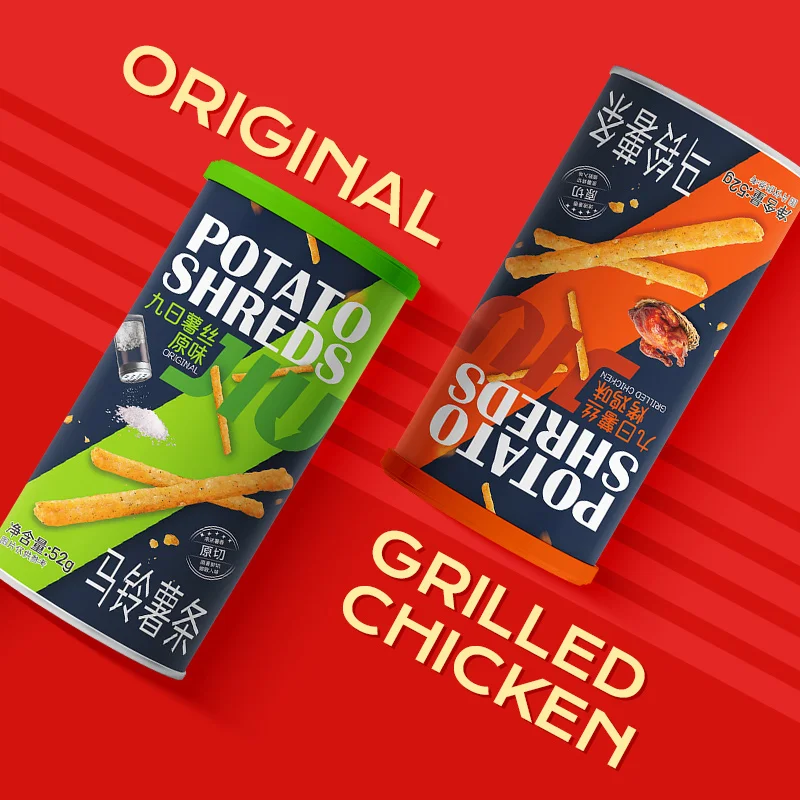 JIUR New Flavors Chicken Flavored Potato Shreds casual influencer exploding snacks for sale