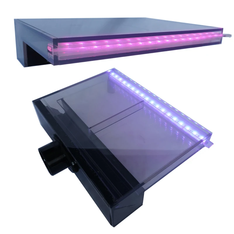 
120cm Large decorative waterfall wall fountain in RGB colorful 