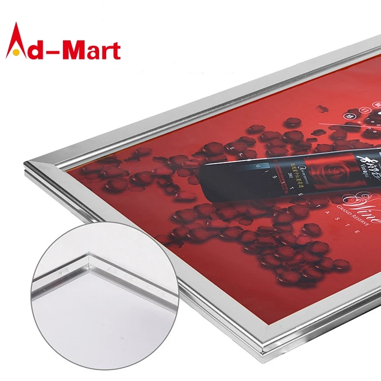 A0 A1 A2 A3 A4 Slim Snap Frame LED Light Box Movie Poster Frames Advertising Light Box for Poster Advertising
