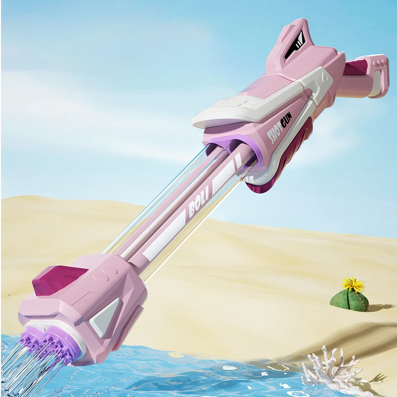 XST  Outdoor Beach Swimming Pool Game Summer Party Favor Power Large 26 Holes Stream Water Blaster Long Water Gun