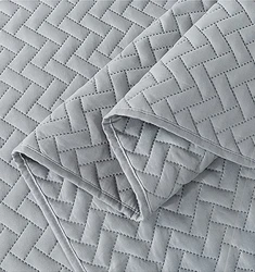 summer Quilted bedcover wholesale, Diamond pattern reversible quilted coverlet, quilted bedding set,